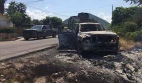 Trece policías fueron asesinados este 15 de octubre durante una emboscada en Aguililla, Michoacán