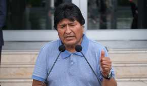 El expresidente de Bolivia llegó a México y agradeció al presidente López Obrador por darle asilo político
