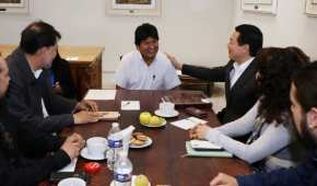 Legisladores de izquierda se reunieron con Evo Morales, expresidente de Bolivia