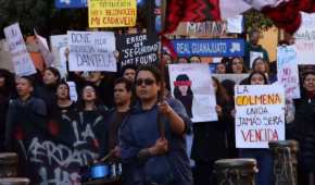 Estudiantes de la Universidad de Guanajuato han salido a las calles a exigir justicia