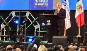 El presidente asistió al Tec de Monterrey