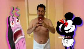 El diputado federal compartió una foto de su dorso desnudo y el internet ya hizo lo suyo
