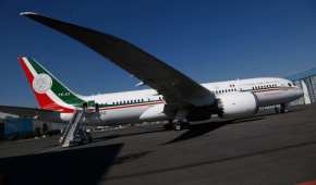 El 3 de diciembre de 2018, el avión salió del aeropuerto de la Ciudad de México hacia el Aeropuerto de Logística, en California