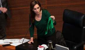 La senadora se ha pronunciado varios veces en contra de la agenda de Morena