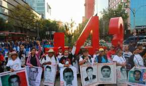 Padres delos normalistas de Ayotzinapa desaparecidos exigen justicia