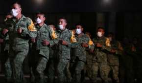 Algunos integrantes de las fuerzas armadas realizaban labores en hospitales