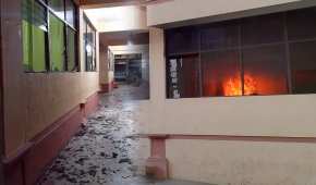 Pobladores quemaron un hospital y el ayuntamiento de Villa Rosas, Chiapas