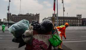 Recolectores de basura de la Ciudad de México no han dejado de trabajar durante la pandemia