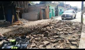 Así quedaron algunas calles de Oaxaca tras el sismo