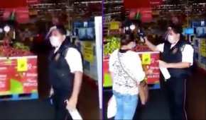 Una mujer en un supermercado de Puebla aseguró que el artefacto mata las neuronas