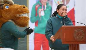 La mexicana fue medallista olímpica de plata en marcha en Río de Janeiro 2016