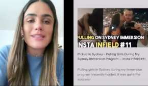 El australiano y sus amigos se dedican a vender 'consejos' de seducción por internet exhibiendo a mujeres