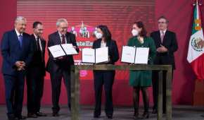 El gobierno mexicano firmó un acuerdo para garantizar 146.8 millones de vacunas contra COVID-19