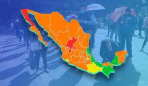 Veracruz se une a los estados en verde; sin embargo, 24 entidades están en semáforo naranja