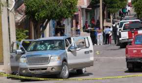 En octubre pasado, en Jaral del Progreso, Guanajuato, cinco personas fueron ultimadas a balazos