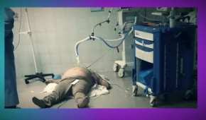 Usuarios de redes sociales viralizaron una foto de un hombre desplomado en el piso