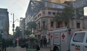 EL siniestro ocurrió alrededor de las 5:40 horas en las oficinas ubicadas en la calle Delicias, en el Centro Histórico
