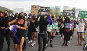 Las mujeres protestaron en la Fiscalía General de Guerrero contra Félix Salgado