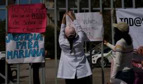 Estudiantes de medicina de la Universidad Autónoma de Chiapas, exigen que se haga justicia en el asesinato de la doctora