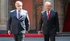 El presidente de Argentina visitó al mandatario mexicano