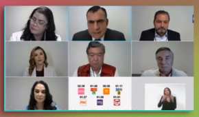 Seis de los siete candidatos participaron en el segundo debate en Baja California