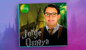 Jorge Osnaya se viste como Harry Potter para su campaña.