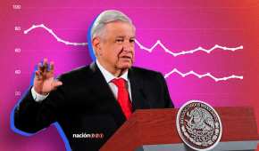 El presidente López Obrador obtuvo una baja en abril