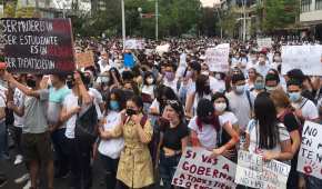 El rapto y asesinato de tres hermanos en Guadalajara sacó a la calle a algunos colectivos para protestar contra la inseguridad