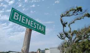 Los habitantes de esta zona de Coatzacoalcos decidieron poner a las calles nombres relacionados con la administración actual