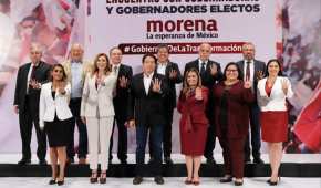 La dirigencia de Morena se reunió con los nuevos gobernadores emanados del partido