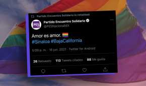 Partido Encuentro Solidario está tuiteando en favor de la comunidad LGBTTTIQ+