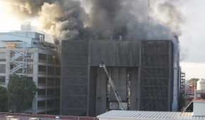 El Puesto Central de Control I del Metro se incendió, 5 de los 6 pisos del edificio quedaron hechos cenizas