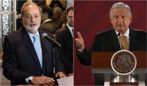 El empresario Carlos Slim se reunión con el presidente Andrés Manuel López Obrador