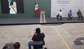 El presidente no estuvo presente en su conferencia debido a un bloqueo de la CNTE