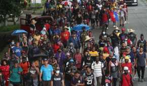 Decenas de migrantes pasan por México con la finalidad de llegar a EU