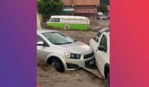 Las lluvias  han afectado a diversas colonias de Ecatepec
