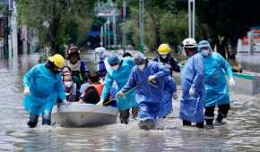 En el Hospital 5 del IMSS fallecieron varias personas, debido a las afectaciones causadas por las inundaciones