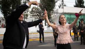 El presidente Andrés Manuel López Obrador mostró su apoyo a favor de la jefa de Gobierno, Claudia Sheinbaum.