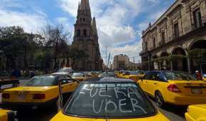 En Jalisco, se han realizado diversas protestas en contra del servicio de Uber