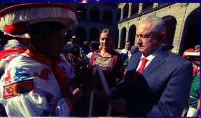 López Obrador ofreció a los pueblos wixárikas protección y conservación de sus sitios sagrados.
