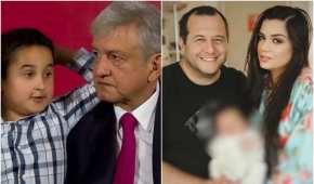 José Ramón López Beltrán, el hijo mayor del presidente, compartió una foto de su bebé.