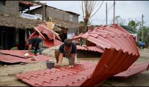 El huracán dejó sin luz a más de 80 mil personas en Oaxaca