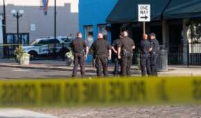 Policías acordonaron la zona tras el tiroteo en Dallas