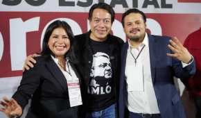 Mario Delgado tomó protesta al nuevo dirigente del partido en la capital del país