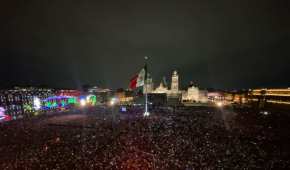 El concierto reunió a más 280 mil personas en todo el centro histórico de la CDMX