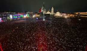 El concierto reunió a más 280 mil personas en todo el centro histórico de la CDMX