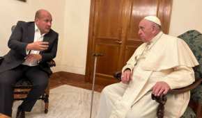 Dijo que con el Papa Francisco habló sobre la cultura de la paz