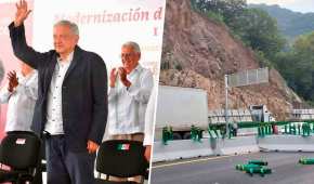 El presidente reconoció que la obra de ampliación carretera no estaba terminada