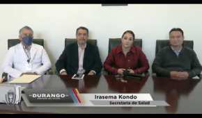 La secretaria de Salud del estado de Durango, Irasema Kondo dio a conocer el caso
