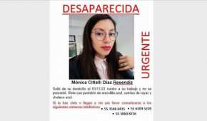 La joven desapareció el 3 de noviembre tras dirigirte a su empleo